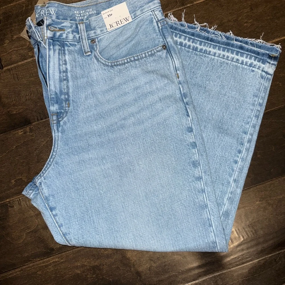 J. Crew Blue Straight Leg Jeans Vintage Style - Picture 4 of 14